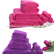 Purple Jacquard Hotel Bath Towel